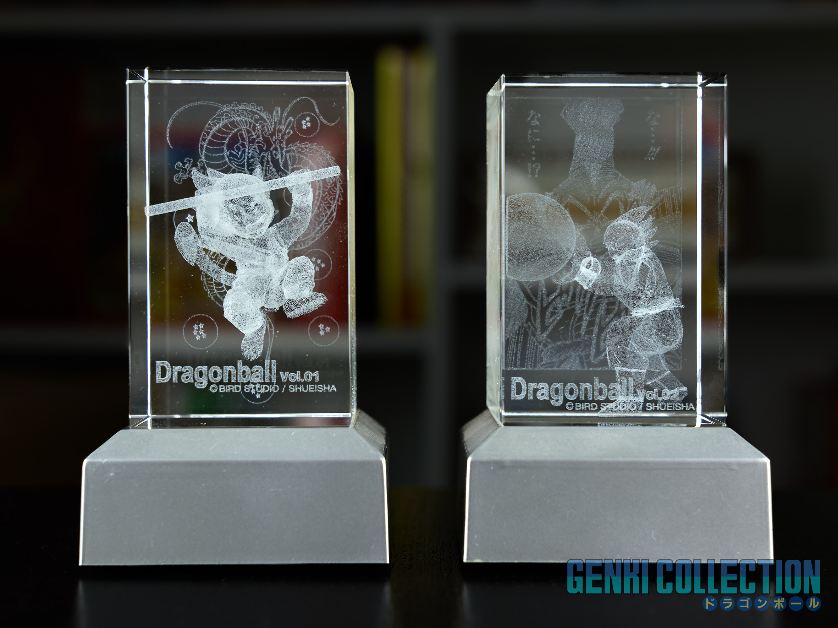 Dragon Ball 3D Crystal Collection led cubes from Mekke Store (Shueisha - 2007)
